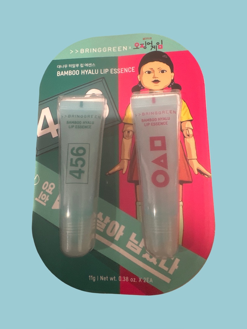 BringGreen Bamboo Hyalu Lip Essence - Green & Pink